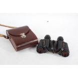 Pair of Carl Zeiss Jena binoculars, 8x30w Jenoptem, in leather case