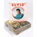 Mixed LPs to include Elvis Presley (5) - Blue Hawaii. Elvis' Christmas Album, Elvis' Gold Record.