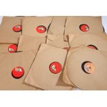 Collection of 78 rpm shellac records.