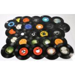 25 x Rock 7" singles. Artists to include The Beatles, David Bowie, Bob Dylan, The Kinks, The Rolling