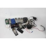 Collection of early 2000's and later mobile phones and accessories, to include Nokia and Samsung (
