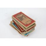 Collection of early 20th century folding Ordnance Survey maps, three Bartholomew's maps, three