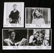 Press release photograph for the film Seven, to include four photographs  Provenance: From a media