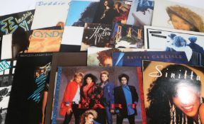 20 x 1980s Pop LPs Artists to include Bangles (2), Cher (2), Sheena Easton, Debbie Gibson (2), Heart
