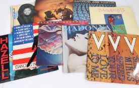 9 x 80s LPs and 12" singles.