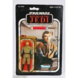 Kenner General Madine, Star Wars, Return of the Jedi, upon a 77 punched card back