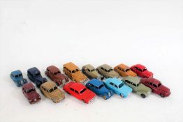 Dinky toys, a selection of Dinky Meccano toy cars, various models, (15)