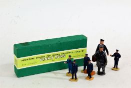 Dinky Toys, No 1 Station Staff, Miniature figures for Model Railways, boxed