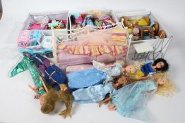 Collection of various toys and dolls, to include three dwarves with beds, Bambi and Thumper,