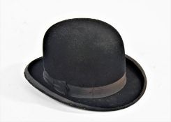 Gentleman's bowler hat, English Manufacture, size 7 1/8
