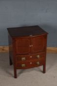 19th Century mahogany bedside cabinet, 59cm wide