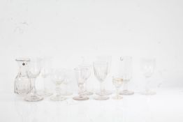 Collection of various 19th century glassware (qty)