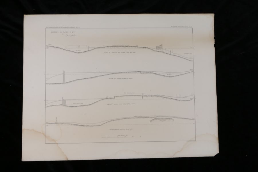 Near East.- Captain Charles Warren, Plans, Elevations, Sections, &c., shewing the results of the - Image 17 of 52