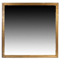 Victorian Corn Exchange wall mirror, of large proportions, the bevelled mirror plate within a