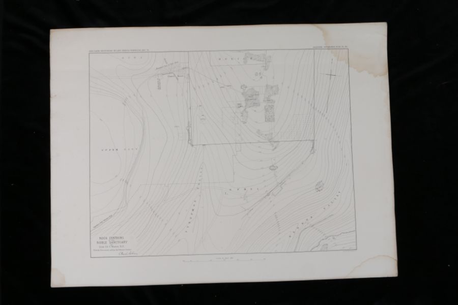 Near East.- Captain Charles Warren, Plans, Elevations, Sections, &c., shewing the results of the - Image 19 of 52