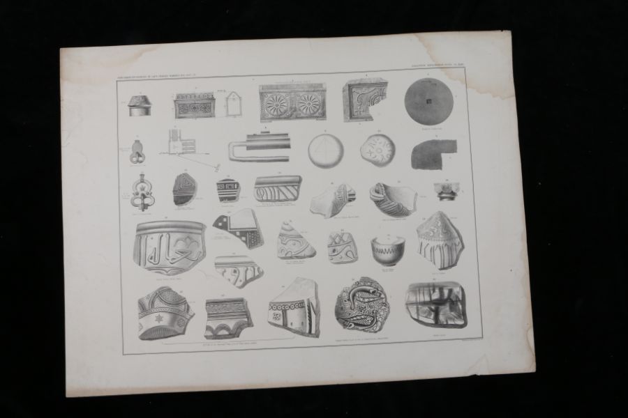 Near East.- Captain Charles Warren, Plans, Elevations, Sections, &c., shewing the results of the - Image 44 of 52