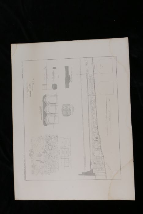 Near East.- Captain Charles Warren, Plans, Elevations, Sections, &c., shewing the results of the - Image 26 of 52