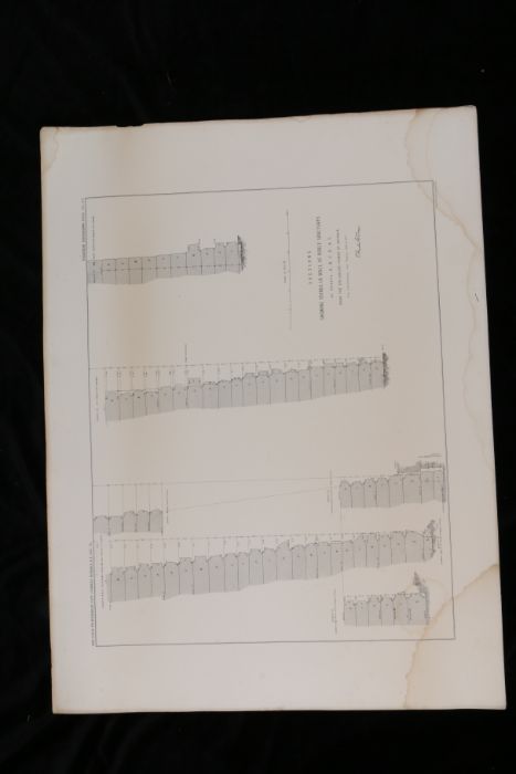 Near East.- Captain Charles Warren, Plans, Elevations, Sections, &c., shewing the results of the - Image 12 of 52