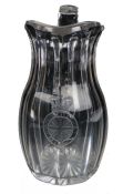 Victorian Conservative Club interest, a glass water jug engraved to the front Conservative club