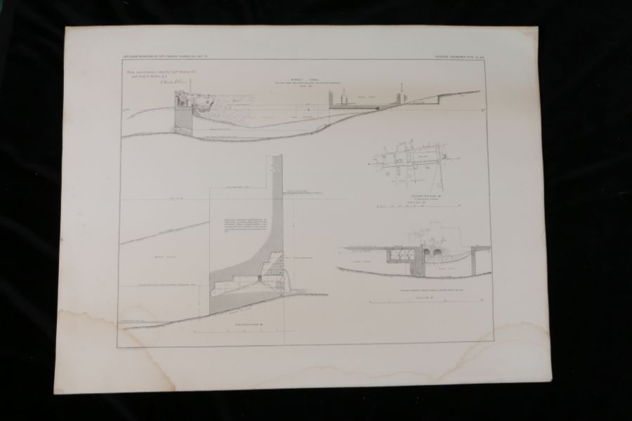 Near East.- Captain Charles Warren, Plans, Elevations, Sections, &c., shewing the results of the - Image 11 of 52