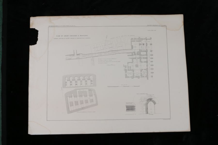 Near East.- Captain Charles Warren, Plans, Elevations, Sections, &c., shewing the results of the - Image 36 of 52