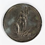 Napoleonic wars- BETHNAL GREEN VOLUNTEER INFANTRY, 1814 Victory Medallion, obverse; Standing