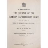 THE ADVANCE OF THE EGYPTIAN EXPEDITIONARY FORCE, Cairo 1919,  Sub titled; “under the Command of