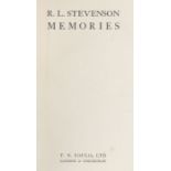 Robert Louis Stevenson, Memories, published by T & N Foulis Ltd. fourth edition 1923