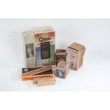 Lamp accessories to include Osram decoration lamps bulb box, Rolls razor in original box, the "