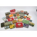 Collection of tobacco tins and boxes to include Dunhill, Craven, Ogden's, Player's, Franklyn's,