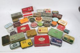 Collection of tobacco tins and boxes to include Dunhill, Craven, Ogden's, Player's, Franklyn's,