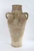 Garden vase, in the ancient style, with four loop handles, 71cm high