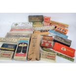 Collection of late 19th and Early 20th Century candle and night light boxes and packages, to include