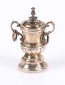 FA cup dates 1976 miniature silver trophy