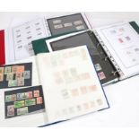 Stamps, Tristan, Ascension, Vanuatu, Samoa, Pitcairn Islands, QV- QE, M+U, housed in three albums (