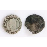 Elizabeth I (1558-1603) Two Pennies  Steve Cornelius Collection