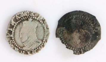 Elizabeth I (1558-1603) Two Pennies  Steve Cornelius Collection