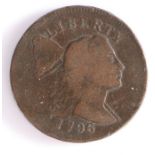 United States of America 'Cap' One Cent, 1796, Liberty Cap Cent, LIBERTY and the cap of liberty (