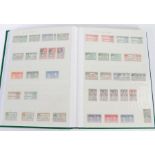Stamps, British Empire George VI duplicated M+U stockbook