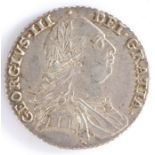 George III Shilling, 1787