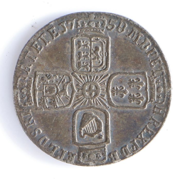 George II Sixpence, 1758