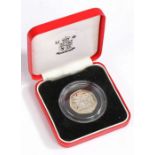 Royal Mint silver proof fifty pence piece 1998, cased