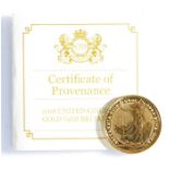 Elizabeth II Gold 1/4 Oz Britannia £25, 2018, with certificate