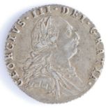 George III Sixpence, 1787