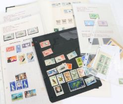 Stamp album, BAT + Falkland Islands, George VI to QE, M+U