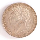 George IIII Half Crown, 1820, Garnished Shield reverse