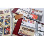 Stamps, FDC's, PHQ cards, PP + Prestige booklets housed in four Royal Mail albums (4)