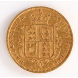 Victoria, Half Sovereign, Shield reverse, 1876