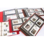 Stamps, Royal Mail and Banham silk FDC's, housed in five albums (5)