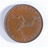 Victorian Isle of Man farthing, 1835